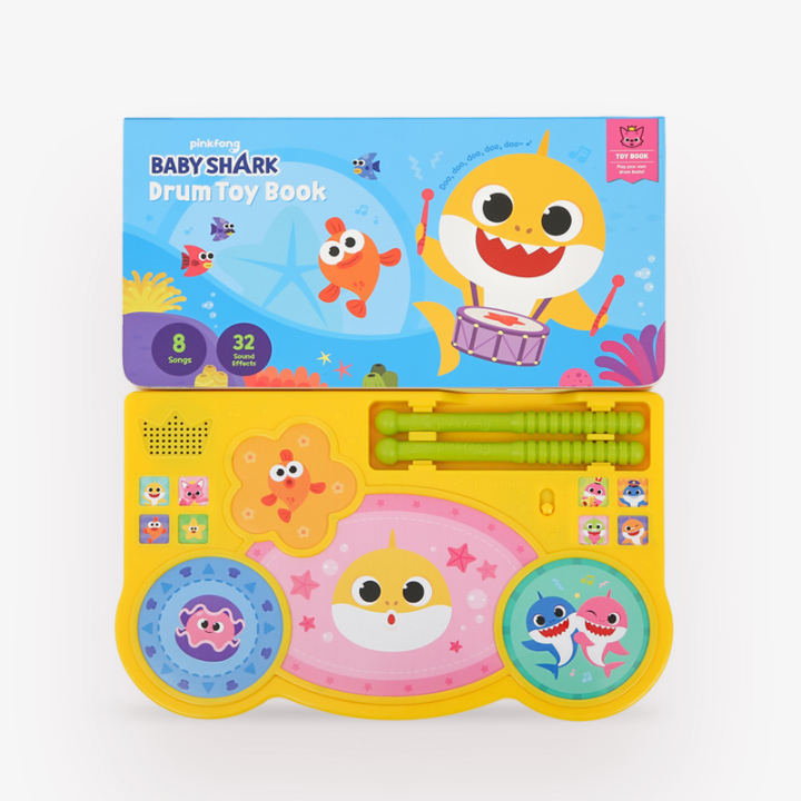 Pinkfong Product: Baby Shark Drum Toy Book